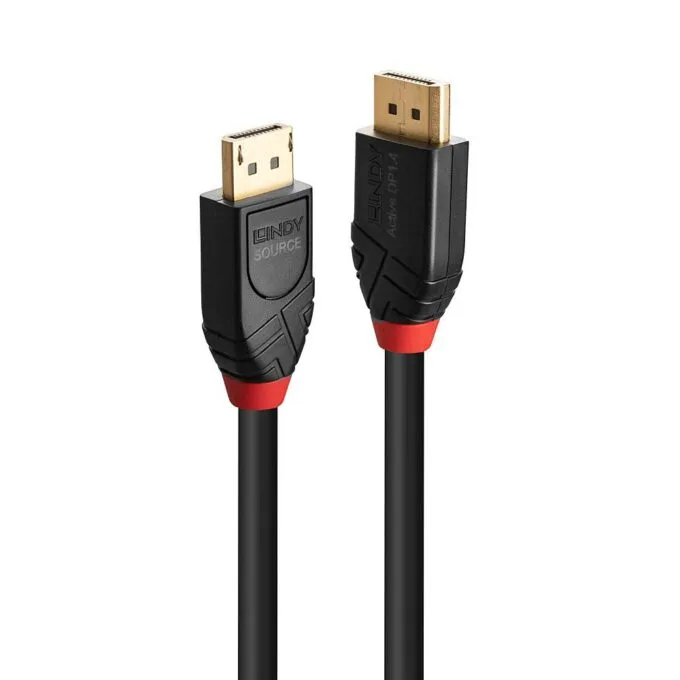 LINDY 10m Active DisplayPort 1.4 Cable — image 1