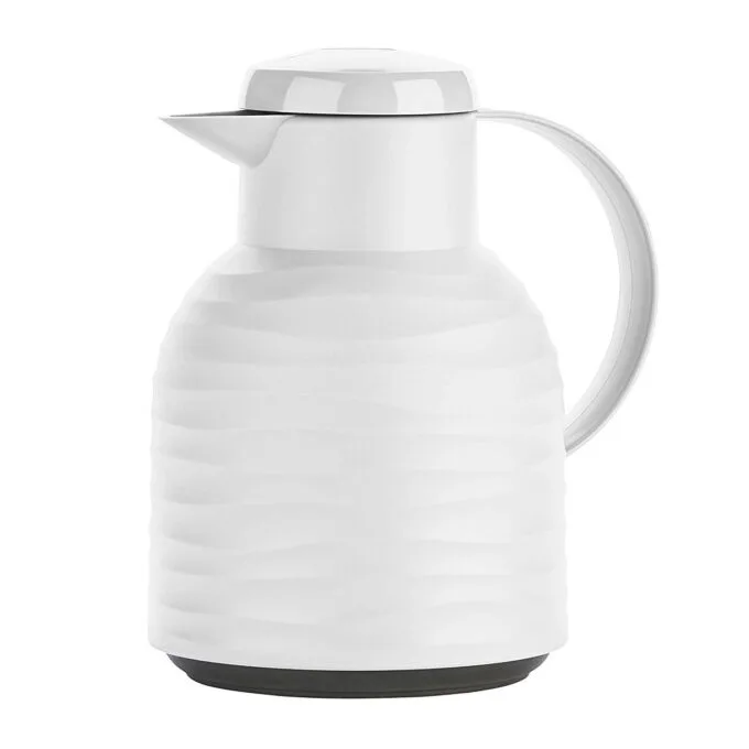 Isolierkanne SAMBA WAVE, 1 Liter (wei, QUICK PRESS Verschluss) — image 1
