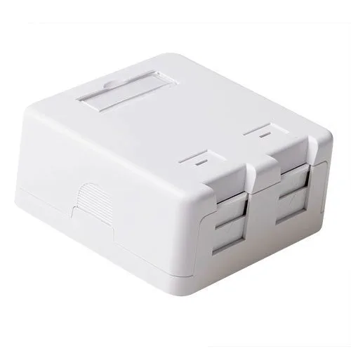 Keystone surface mounted box 2 port — image 1