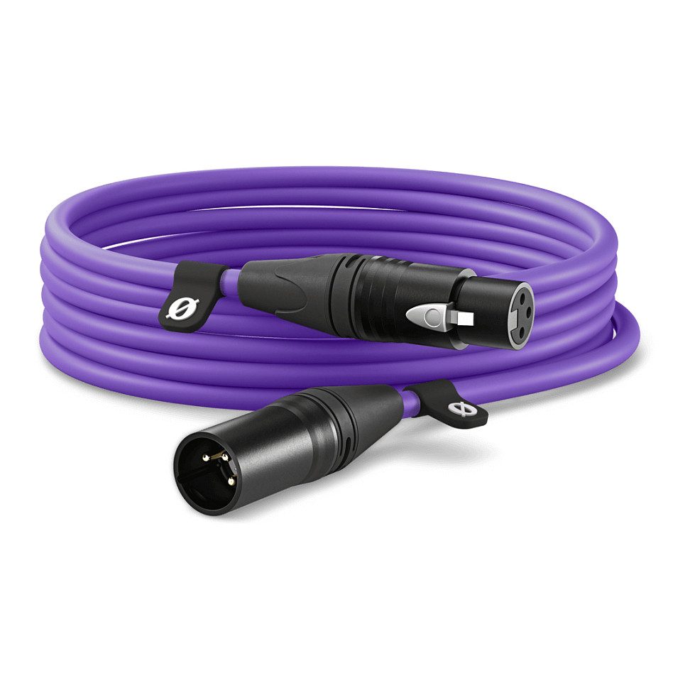 Rode Microphones Premium XLR-Kabel XLR6M-PU purple (lila, 6 Meter)