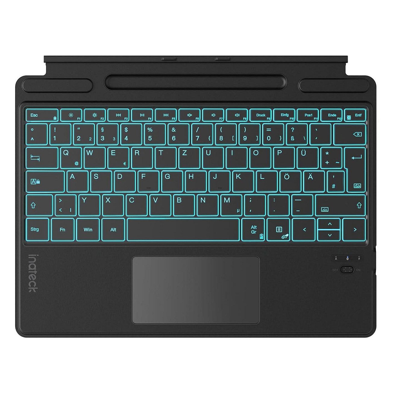 Inateck Keyboard Surface black, Surface Pro 8-11 Com. QWERTZ