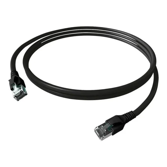 EASYLAN FlexBoot Patchkabel Kat.6A S/FTP schwarz 1.5m — image 1
