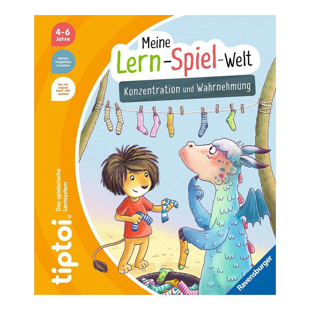 Ravensburger tiptoi Meine Lern-Spiel-Welt: Konzentration und Wahrnehmung