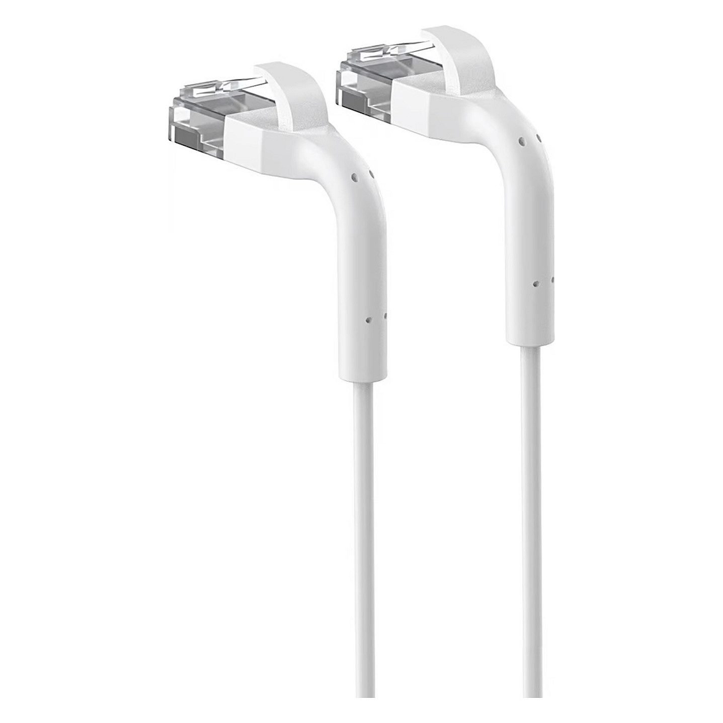 Extralink Kat.6 U/FTP 1m 1Gbps Biały | Patchcord LAN | Miedź Kabel sieciowy skrętka, łamana końcówka (EX.38916) networking cable