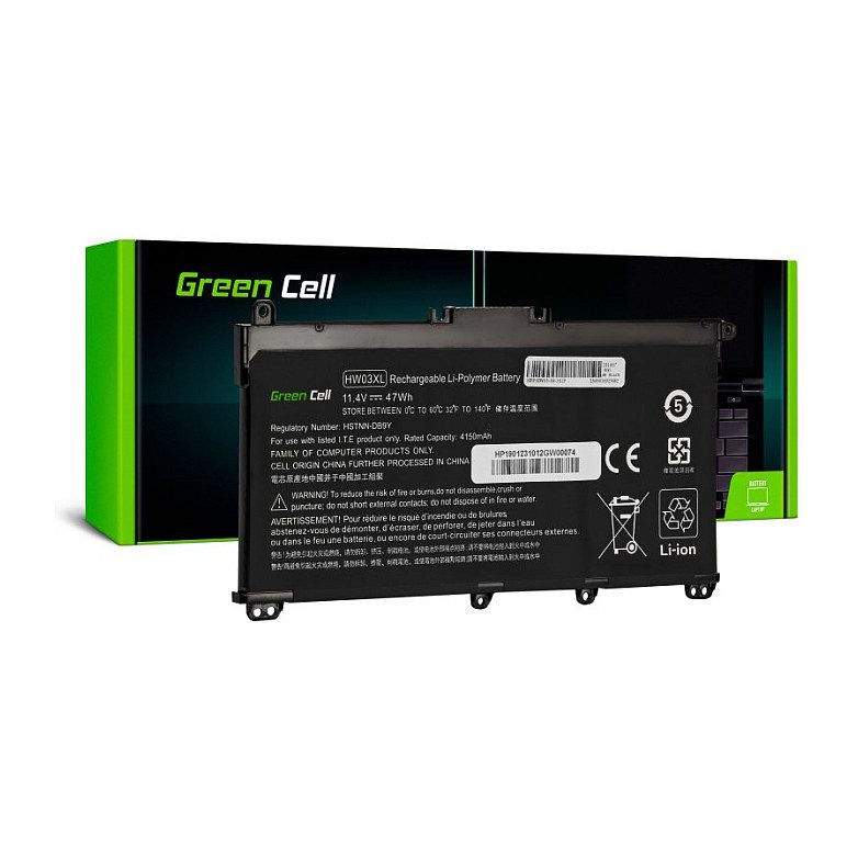 Green Cell Battery HW03XL L97300-005 for HP 250 G9 255 G8 255 G9 17-CN 17-CP Pavilion 15-EG 15-EG1103NW 15-EG1152NW 15-EH
