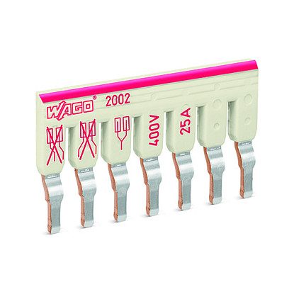 Wago 2002-477 Schachtelbrcker, 7-fach,isoliert, lichtgrau