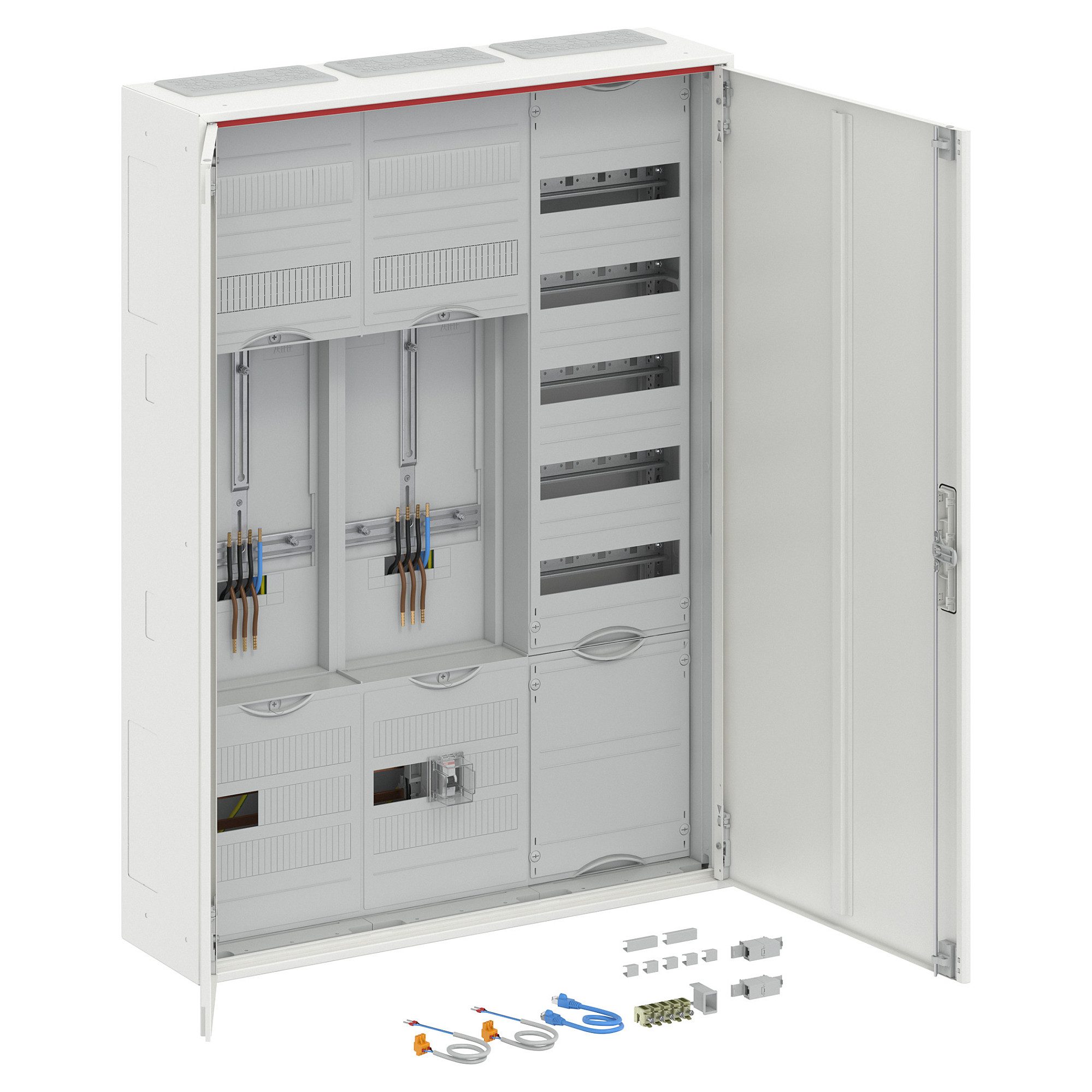 John Striebel & John Komplettschrank mit APZ DA37CG 3-Punkt 1100x800mm 2 Zhlerpl.+ 1 Vertf.