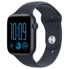 Apple Watch SE 3 Aluminium Cellular 44mm Mitternacht (Sportarmband navyblau) M/L