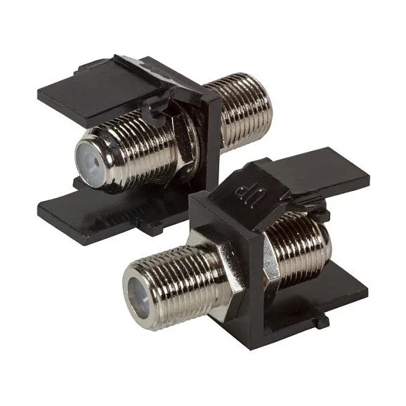 EFB Keystone Einbauadapter F-Verbinder, schwarz — image 1