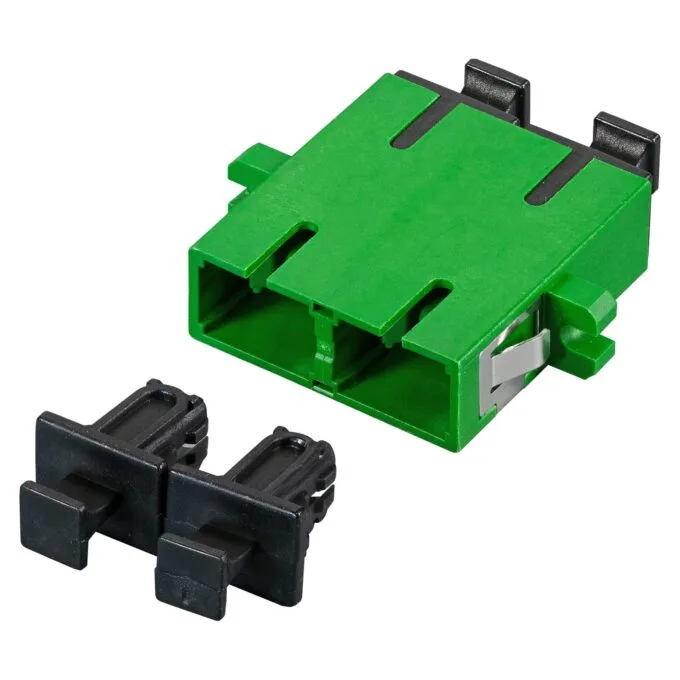 EFB Kupplung SC/APC Duplex OS2 grn mit Shutter — image 1