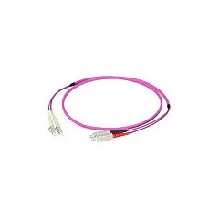 EFB Duplex Patchkabel Flat-Twin LC-SC OM4 40m LSZH 3x5mm erikaviolett