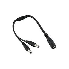 133119 2x DC direct current black power cable — image 1