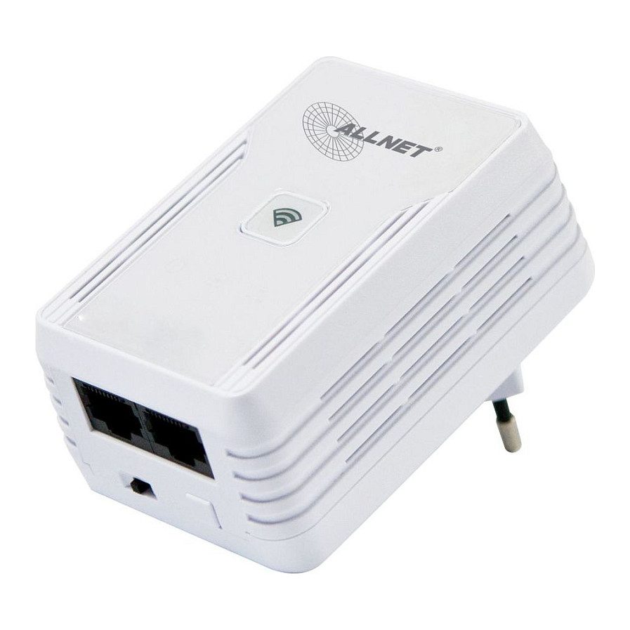 Allnet 500 Mbits, IEEE 1901,IEEE 802.3, Fast Ethernet, 10,100 Mbits, Wi-Fi 4 8