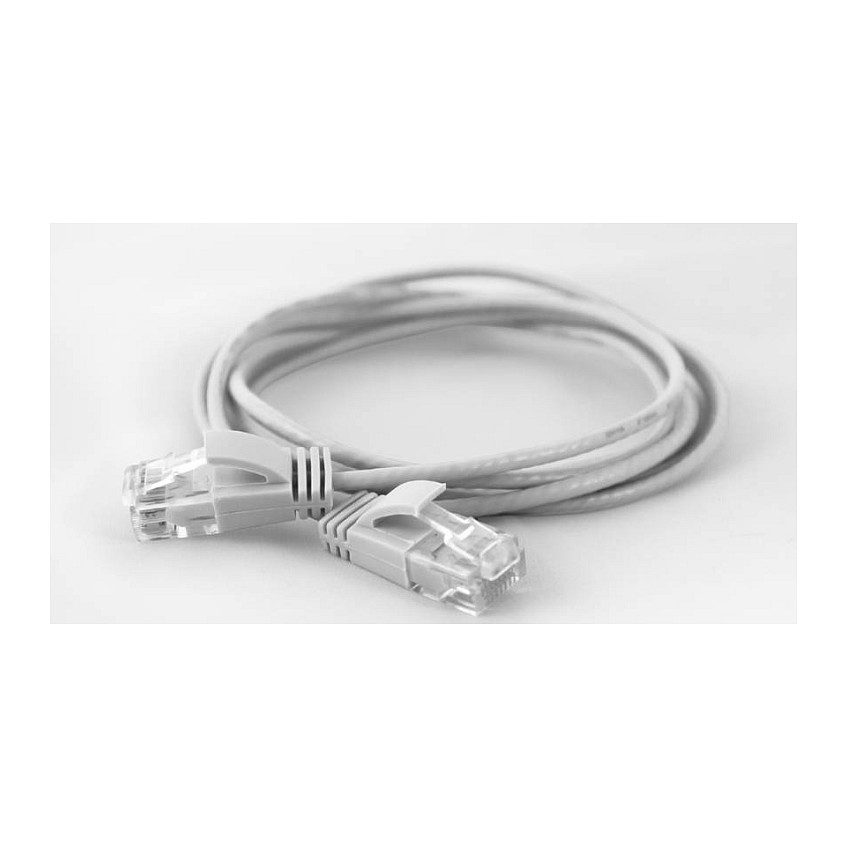 UTP, extra dünnes Patchkabel CAT6a, d=2,8mm, weiss, Länge 1,50 m