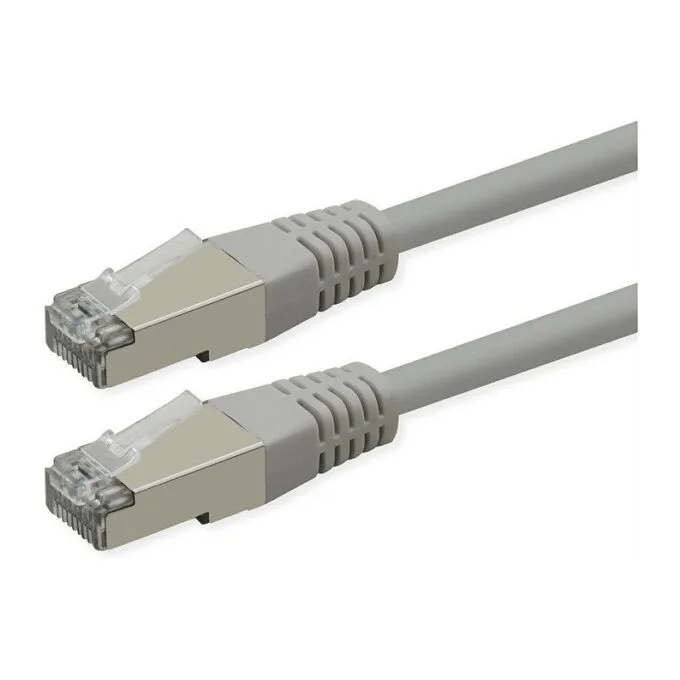 KAB ROLINE Patchkabel Cat.6 Class E PoE S/FTP PiMF grau 2m — image 1