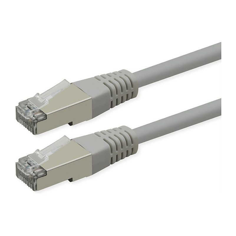 Roline KAB Roline Patchkabel Cat.6 Class E PoE S/FTP PiMF grau 2m