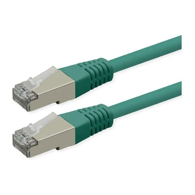 KAB ROLINE Patchkabel Cat.6 Class E PoE S/FTP PiMF grün 3m — image 1