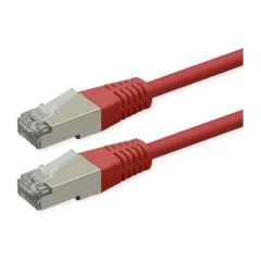 KAB ROLINE Patchkabel Cat.6 Class E PoE S/FTP PiMF rot 7m