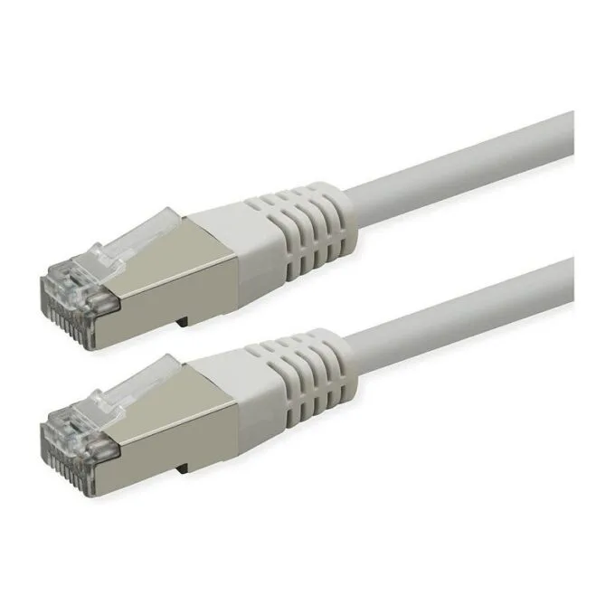 KAB ROLINE Patchkabel Cat.6 Class E PoE S/FTP PiMF weiss 5m — image 1