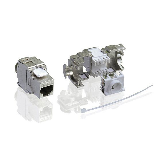 Value Kat.6A Class EA Keystone RJ-45 geschirmt werkzeuglos