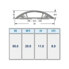 Wiring duct round type PVC 50 mm
