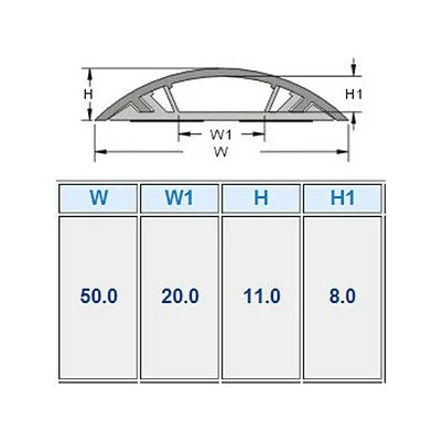 Wiring duct round type PVC 50 mm — image 1