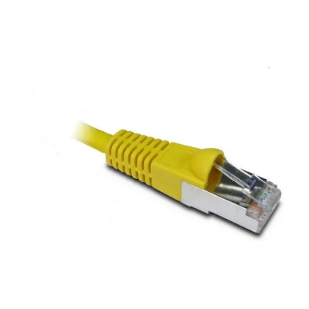 AC LAN-Kabel CAT5e FTP, 0,25m Gelb — image 1