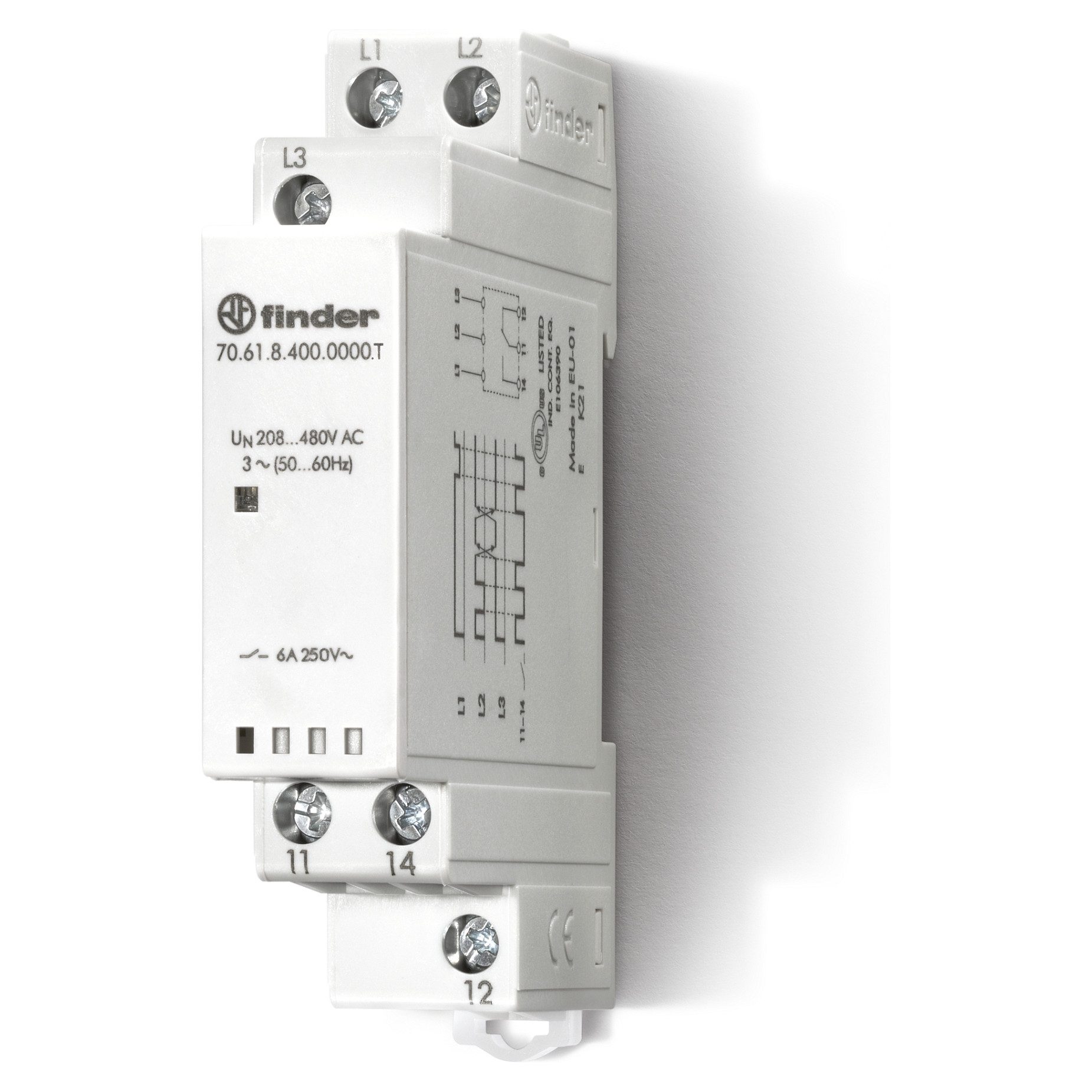 Finder FIN 70.61 – Netzüberwachung 3-Phasen für 400 VAC electrical relay