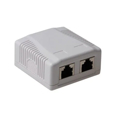Surface mounted box shielded 2 ports CAT6A — image 1