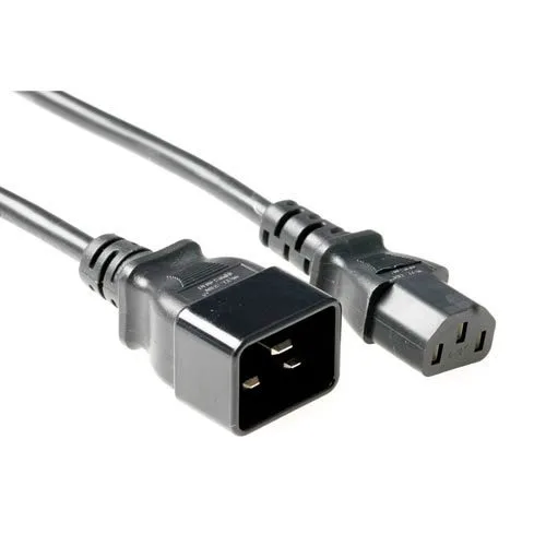 Powercord C13 - C20 black 2 m — image 1
