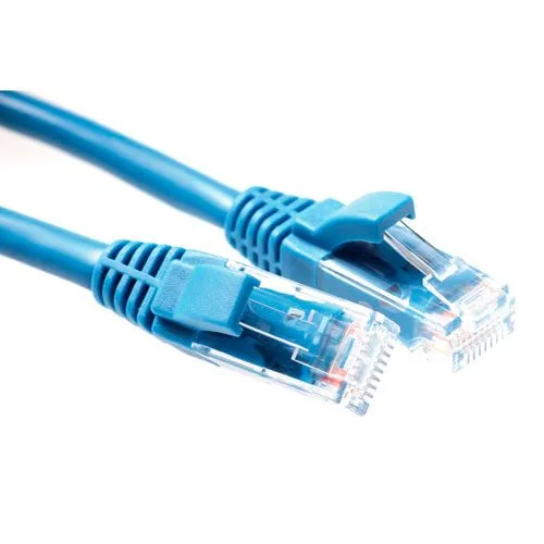 Blue 3 meter U/UTP CAT5E patch cable component level with RJ45 connectors — image 1