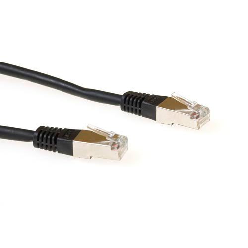Act Black 5 meter LSZH SFTP CAT6 patch cable with RJ45 connectors