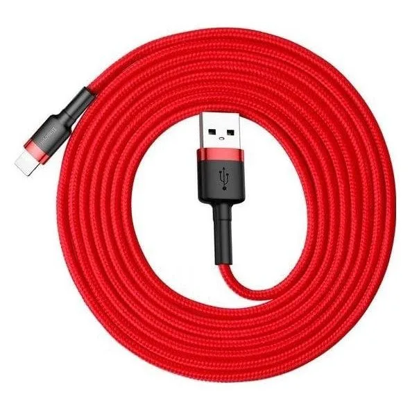 Baseus Cafule Lightning USB 1,5A 2m (czerwony) — image 1