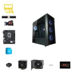 Custom 1080p Gaming PC - Intel Core i3-14100F, RTX 3050, 8GB DDR4, 1TB NVMe